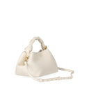Borsa Ganni Bou piccola Egret bianca