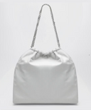 Stella Mc Cartney Falabella Medium Drawstring Eco Shaggy Deer W/Stainless Steel Chain Airlite