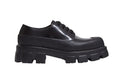 Prada Prada Monolith Brushed Leather Lace Up