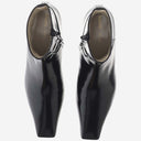 Khaite Patent Leather Ankle Boots