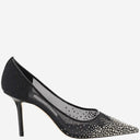 Jimmy Choo Love 85 mm Pompes en tulle avec strass