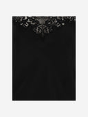 Stella Mc Cartney Cotton Blend Top With Lace Details