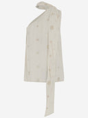 Stella Mc Cartney Silk Blend Beaded Top
