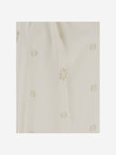 Stella Mc Cartney Silk Blend Beaded Top