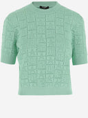 Balmain Monogrammed Knit Pullover