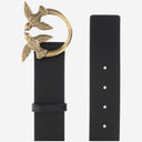 Pinko Love Berry Leather Belt