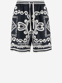 Dolce & Gabbana trykt Silk Bermuda Shorts