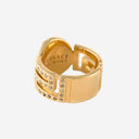 Versace La Medusa Ring With Crystals