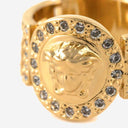 Versace La Medusa Ring With Crystals
