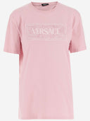 Versace Cotton T Shirt With Logo