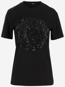 Versace Cotton T Shirt With Logo