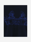 Versace Cotton T -Shirt mit Logo