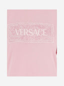 Versace Cotton T Shirt With Logo