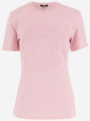 Versace Cotton T -Shirt mit Logo