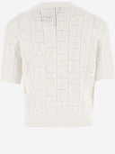Balmain Monogrammed Knit Pullover