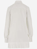 Off White Cotton Poplin Chemisier