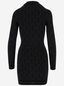 Palm Angels Stretch Viscose Mini Dress