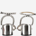 Mach & Mach Silk Audrey Sandals