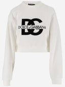 Dolce & Gabbana Cotton Blend Sweatshirt With Logo