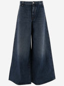 Khaite Oversized Flared Jeans