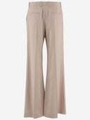 Chloè Wool And Silk Flared Pants