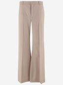 Chloè Wool And Silk Flared Pants