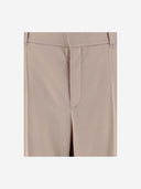 Chloè Wool And Silk Flared Pants