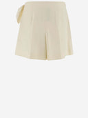 Chloè Linen Short Pants With Bow