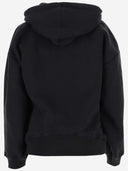 Off White Logo Cotton Hoodie