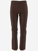 By Malene Birger Leather Trousers