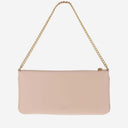 Pinko Leather Clutch Bag With Logo