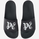Palm Angels Rubber Sliders With Logo