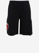 44 Label Group Cotton Bermuda Shorts With Logo