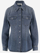 Chloè Cotton Blend Denim Shirt