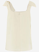 Chloè Tank Top With Bow On The Straps