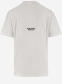 Palm Angels Cotton T Shirt With Graphic Print And Logo