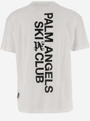 Palm Angels Cotton T Shirt With Logo