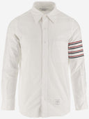 Thom Browne 4 Bar Tricolor Cotton Shirt