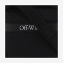 Off White Black Nylon Bag mit Logo