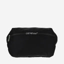 Off White Technical Jersey Waist Pouch With Logo