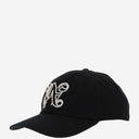 Palm Angels Cotton Baseball Cap With Logo