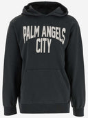 Palm Angels Cotton Sweatshirt With Logo