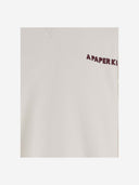 Et papirbarn bomullssweatshirt med logo