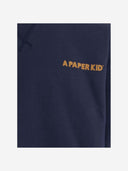 A Paper Kid Cotton Sweatshirt With Logo