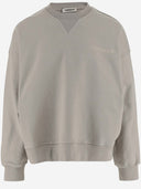 A Paper Kid Cotton Sweatshirt With Logo