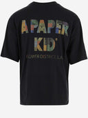 A Paper Kid Cotton T Shirt With Logo