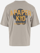 A Paper Kid Cotton T Shirt With Logo