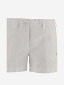 Pantaloni corti di cotone aspesi e lino