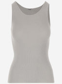 Aspesi Ribbed Cotton Tank Top