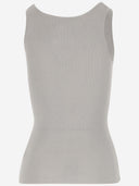 Aspesi Ribbed Cotton Tank Top
